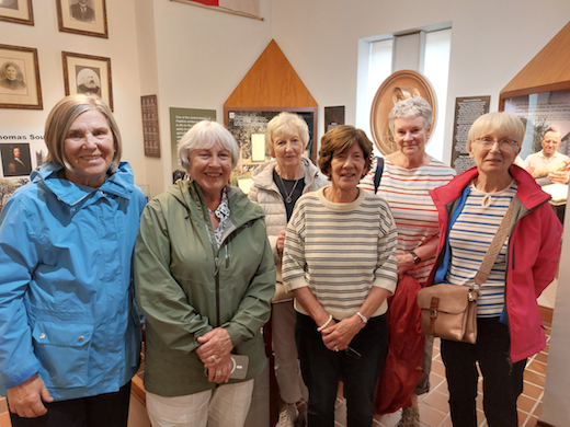 Hildegard Cahill with the Glenageary Trekkers walking group Dublin